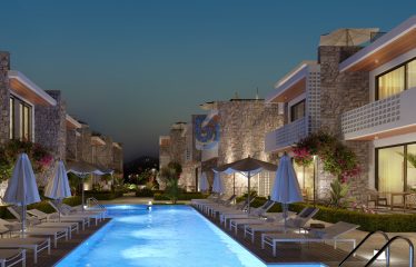 Alsancak’ta Havuzlu Sitede Dağ ve Deniz Manzaralı Satılık 1+1 Daire!