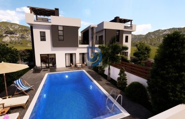 İskele Boğaz’da Deniz Manzaralı Havuzlu Villa