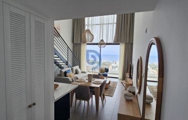 ✨ Taşınmaya Hazır 1+1 Loft Penthouse – Deniz Manzaralı, Teraslı, %50 Peşin + 24 Ay Faizsiz Taksit!