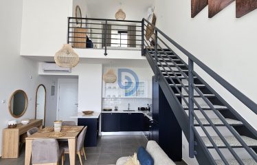 ✨ Taşınmaya Hazır 1+1 Loft Penthouse – Deniz Manzaralı, Teraslı, %50 Peşin + 24 Ay Faizsiz Taksit!