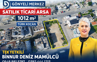 Gönyeli Merkezinde Köşe Parsel 1012 m² Ticari Arsa