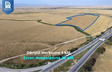 Mağusa Anayola 65 Metre Mesafede 107.980 m² Türk Koçan Arazi (Takasa Açık)