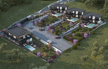Kıbrıs Girne Karmi Bölgesi Satılık Ultralüx 1 Dönüm İçinde 5 Yatak Odalı Villa