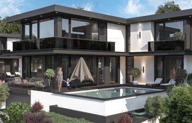 Kıbrıs Girne Karmi Bölgesi Satılık Ultralüx 1 Dönüm İçinde 5 Yatak Odalı Villa