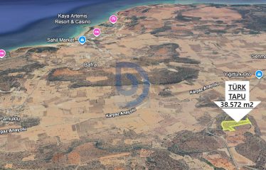 Mehmetcik’te Önü Kapanmaz Manzaralı 38.572 m² Türk Koçan Arazi