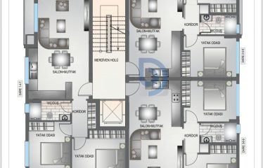 Kıbrıs Lefkoşa Ortaköy Satılık 2+1 ve Penthouse Daireler
