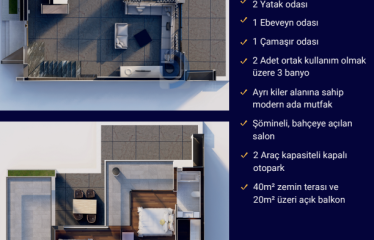 Girne Boğaz Satılık Projeden Lüks Villalar