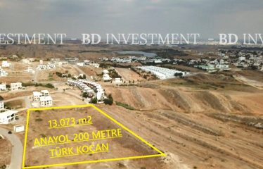 Kıbrıs Lefkoşa Gönyeli’de Önü Kapanmaz Muhteşem Manzaralı Türk Koçan 13.073 m² Arazi