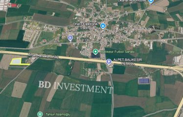 Kıbrıs Lefkoşa Balıkesir’de 8832 m² Ticari Değeri Yüksek Arazi