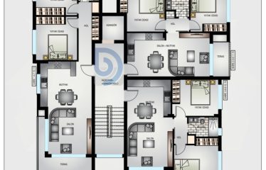 Kıbrıs Lefkoşa Kumsal Satılık 2+1 ve Penthouse Daireler