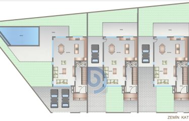 Kıbrıs Lefkoşa Hamitköy Satılık 3 Adet Villa