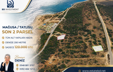 Kıbrıs Mağusa Tatlısu’da Kelepir Fiyat Son 2 Parsel Arsa
