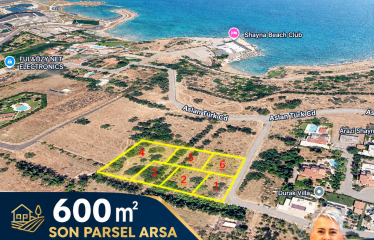 Kıbrıs Girne Çatalköy’de Plaja 200 Metre Mesafede Son Parsel Arsa