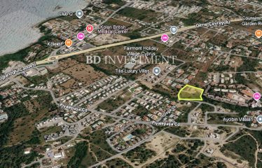 Kıbrıs Girne Edremit’de 7 Villa Projesi Onaylı Muhteşem Lokasyonda Arsa