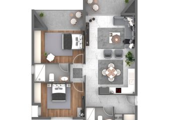 Kıbrıs Girne Esentepe’de Satılık 2+1 Daire